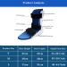 SFKLYU Foot Drop Brace - Ankle Support Orthosis for Right Foot | Plantar Splint & Ankle Strap Protection - Buy Online on GoSupps.com