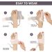 PEDIGOO Bunion Corrector for Women - 2pc Non-Slip Toe Separator for Hallux Valgus Relief - Buy Online on GoSupps.com
