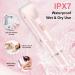 NURSETEK Bikini Trimmer for Women 2-in-1 Electric Shaver for Women Lady Shaver for Pubic Face Leg and Underarm Body Hair Trimmer Facial Hair Removal Personal Shaver Pink - Buy Online on GoSupps.com