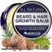 Bart and hair growth balm - with highly concentrated biotin - with the fragrance of cedar wood eucalyptus and rosemary - the best solution for an uneven beard