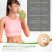 Buy Tea Uniqo Peach Matcha Powder - Perfect for Ice Cream Lattes Shakes & More | 100% Natural Green Tea Flavor in Re-Lockable Can - Buy Online on GoSupps.com