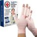 Copper Arthritis Compression Gloves for Women and Men - Carpal Tunnel Support by Dr. Arthritis (Medium Pink) - Buy Online on GoSupps.com