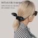 DelTeck 100% Real 25 Momme Silk Hair Scrunchies - Premium Black Silk Scrunchies for Hair Protection and Styling - Set of 3 - Buy Online on GoSupps.com