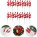 ABOOFAN 50 Pcs Artificial Berry Cuttings Artificial Berry Stems Pick Christmas Tree Decoration Ornaments Christmas Red Berries Branches Artificial Berry Branches Red Fruit Foam Fork - Buy Online on GoSupps.com