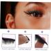 Outanaya Eyeliner Tape Sticker 4 pairs Waterproof Women Liners Decal Eyelid Decals Sparkle Eyelash Stickers for Eyeliner Fake 4x1.5cm Purple - Buy Online on GoSupps.com