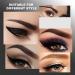 4 Points Multi-Used Waterproof Eyebrow Beard Filling Pen Kit for Man Woman 2 in 1 Eyebrow Pen and Beard Pencil Filler & Brush Long-Lasting Waterproof Creates Natural Looking Brows (#02 Dark Brown) - Buy Online on GoSupps.com