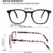 VIDEBLA Progressive Multifocus Reading Glasses for Men & Women | Blue Light Blocking 2.75x Strength Spring Hinge 2 Mix Colors - Perfect for Computer Use - Buy Online on GoSupps.com
