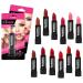 Beauty4Britain Pack of 12 Lipsticks 12 Different Shades Individually Wrapped - Buy Online on GoSupps.com