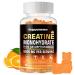 Creatine Monohydrate Gummies 5g for Men Women - Sugar Free Chewable Supplement. 90 Gummies Orange Orange 90 Count (Pack of 1)