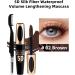 Brown Waterproof Mascara for Eyelashes 5D Silk Fiber Mascara with Folding Eyelash Comb Brush Liquid Colored Mascara Lash Extensions Volumizing and Thick Smudge-proof Long Lasting Party Stage Use - Buy Online on GoSupps.com
