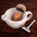 QSHAVE Shaving Scuttle Mug - White Large Deep Size Handmade Pottery Cup - Buy Online on GoSupps.com