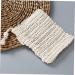 Baluue 18 Pcs Soap Bag Soap Exfoliating Pouch Portable Soap Saver Bag Exfoliating Sponge Cotton Linen Beige - Buy Online on GoSupps.com
