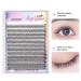 Natural C Curl Individual Lashes 11-14mm | DIY Eyelash Extension Clusters A2 | False Lashes Extension - Buy Online on GoSupps.com