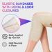 High-Performance 6" Elastic Bandage Wrap - 2 Pack | Compression Bandage for Legs Ankle Knee & Tummy | Reusable & Strong Self-Closing - Buy Online on GoSupps.com