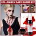Realistic Fake Blood Spray Kit - Washable Halloween Blood Makeup for Zombie & Vampire Cosplay | Black Stipple Sponge Included - Buy Online on GoSupps.com