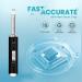 Dipwand Portable Digital Thermometer with Extra Probe Sensor | Travel Temperature Reader | Color Coded LCD Display (Black) - Buy Online on GoSupps.com