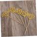 ibasenice 300 Pcs Wedding Decorations for Ceremony Wedding D cor Wedding Topper Gold Diamond Topper Birthday Diamond Dessert Topper Wedding Ceremony Decorations Gold Decor Cake Paper Cup Goldenx3pcs mediumx3pcs - Buy Online on GoSupps.com
