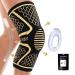 Lexniush Copper Knee Support for Women/Men Knee Brace Compression Sleeve Support for Arthritis Joint Pain Relief Ligament Damage Knee Pain Meniscus Tear ACL MCL Tendonitis Running Squats Sports X-Large Copper