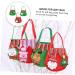 COLLBATH 3pcs Christmas Bag Candy Bags Christmas Storage Tote Christmas Tote Bags Party Supplies Cloth - Buy Online on GoSupps.com