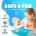 Aquatopia Fergus Frog Baby Bath Thermometer Toy with Audible Alarm - Cute Water Temperature Sensor for Bath Time - Baby Essentials for Safe and Fun Bathing Experience - Buy Online on GoSupps.com