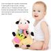 Cartoon Cow Baby Teether Doll - Soft & Safe Teething Toy for Early Education - Buy Online on GoSupps.com