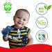 Cegali 2 Pack Remote Teether for Babies 3-12 Months - Soft Silicone Teething Toy Set - Baby Teether TV Remote and Game - 2pcs Black Remote + Blue Game - Buy Online on GoSupps.com