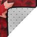 Canada Red Maple Leaf Flannel Non-Slip Floor Mat - 63x48 Inches | Comfortable Lint-Free & Pressure Relieving for Any Occasion - Shop Internationally - Buy Online on GoSupps.com