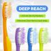 Soft-Tip Toothbrush for Sensitive Teeth - Super Soft Adult Toothbrushes (8 Count) - Gentle Care in 4 Colors - International Shipping Available - Buy Online on GoSupps.com