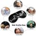 LynaRei Skeleton Rock Sign Sleep Mask - Adjustable Soft Eye Mask for Men & Women - Perfect for Travel & Nap - Style-1 - Buy Online on GoSupps.com