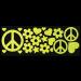 LiteMark Lemon Yellow Reflective Hippy Sticker Decals for Helmets, Bicycles, Strollers, Wheelchairs & More - Buy Online on GoSupps.com