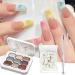 Kit D'ongle En Gel Jeu D'extension Des Ongles Easy - Kit De Poudre Purpurine Pour L' mail | Cadeaux Domicile Pour Les Filles | ponges Et Pincettes M talliques Pour La Manucure Et La P dicure Pour P - Buy Online on GoSupps.com