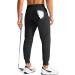 G Gradual Men's Golf Joggers Pants - Slim Fit Stretch Sweatpants with Zipper Pockets, Ideal for Work, Running - Black, Medium - Buy Online on GoSupps.com