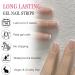  BoloShine Pack of 20 UV gel nail films semi-cured self-adhesive gel for women and girls French simplicity - Buy Online on GoSupps.com
