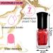 Red Nail Polish - 6ml Glitter Nail Varnish Sparkly Nail Polish Quick Dry & Long Lasting Red Polish Non Toxic Formula Nail Paint Manicure Nail Gel for Women DIY at Home No Need Cure VC01 - Buy Online on GoSupps.com