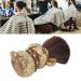Premium Large Hair Cutting Brush - Soft Nylon Wool with Wooden Handle for Precise Hairdressing - Buy Online on GoSupps.com