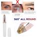 Eyebrow epilator Painless hair removal Facial epilator with LED light Small and portable cuts nose and ear hair for Removing hair from small body parts(white) - Buy Online on GoSupps.com