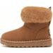 Yeeteepot Winter Booties for Baby Girls/Boys | Warm Lined Snow Boots | Anti-Slip Toddler Shoes | UK Child Size 11 (Brown) - Buy Online on GoSupps.com