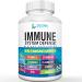 8 in 1 Immune System Defense and Support Supplement - Vitamin C (1000 mg), Vitamin D3 (5000iu), Zinc (40 mg), Elderberry (250 mg), Echinacea (40 mg), Turmeric (100mg), Ginger (150mg), Garlic (150mg)