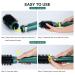 Shop Retro Green Ceramic Hair Dryer & Brush Set - 4-in-1 Lightweight Safe & Quiet | International Shipping Available - Buy Online on GoSupps.com
