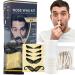 Nose Hair Wax Kit Nose Wax Kit for Men Women at home Nose Hair Remover Ear Hair Waxing Kit Mustache Remover Eyebrows Lips Facial Hair Remover Wax with 100g Wax Beans 20 Applicators 10 Paper Cups 10 Moustache Protectors & 1 Measuring Cup Wax Kit