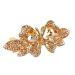 Sankuwen Champagne Crystal Rhinestone Hair Barrette | Small Butterfly Hairpin for Women | Elegant French Hair Clip for Mom - Buy Online on GoSupps.com