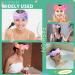WSYUB Spa Headband | Makeup Bow Headband for Washing Face | Fuzzy Gradient Headbands for Teen Girls & Women | Skincare Hair Bands in Purple Pink & White - Buy Online on GoSupps.com