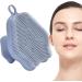 Silicone Face Brush - Silicone Face Scrubber Exfoliator with Handle Facial Cleansing Brush Face Wash Brush Face Exfoliator Brush Silicone Face Scrub for Sensitive Skin Jimii Gray - Buy Online on GoSupps.com