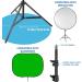 Fovitec 7'6 Spring Cushioned Background Stand Kit with Clip - Ideal for Pop Up Backdrops, Chroma Key Green Screens & Reflectors - Buy Online on GoSupps.com