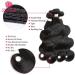 Beauhair Brazilian Body Wave Virgin Hair Bundles with Lace Closure | 14/16/18+14 Inch | Unprocessed Human Hair | Natural Black 4X4 Lace Closure | Free Part | Body Wave Bundles - Buy Online on GoSupps.com
