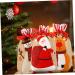 Gogogmee Party Snack Pouch 3 Pcs Christmas Storage Bag Candy Bags Gobstoppers Candy Christmas Drawstring Bag Decorative Items 30X18CM Assorted Color - Buy Online on GoSupps.com