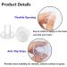 Moodkey 21 Pairs High Heel Protectors | 4 Sizes | Transparent Stoppers for Grass, Gravel, and Cracks | Wedding Shoe Repair Caps - Buy Online on GoSupps.com
