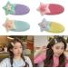 amangul Small-fresh Hair Clip for Hot Girls Stero Star Shape Hair Barrettes Candy Color Ponytail Hair Barrettes for Teens Girls(Green Star) - Buy Online on GoSupps.com