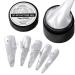 3D Sculpting Nail Gel | Non-Sticky Hard Gel for Nails Long-Lasting Manicure Charming Beauty Decoration - French Manicure