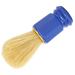 Shaving Brush Lightweight Perfect Shaving Tool Beard Cleaning Brush Plastic Bristles for Salon(Blue)